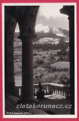 Bad-Hofgastein - pohled na horu z terasy