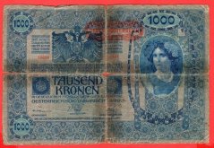 Rakousko-Uhersko - 1000 Kronen 1919 II. vydání 2007