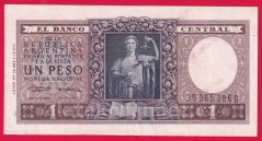Argentina - 1 Peso 1956-1957 D