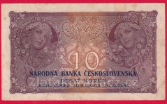 10 korun 1927 N 206