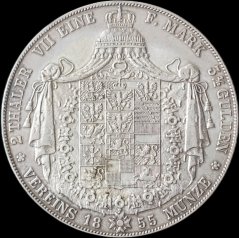 Německo - Prusko - 2 tolar spolkový 1855 A