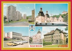 Náchod - sídliště, náměstí VŘSR, zámek