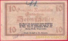 Ranshofen - 10 haléřů - 1920