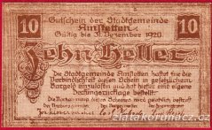 Amstetten - 10 haléřů - 1920