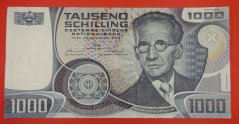 Rakousko - 1000 schilling 1983