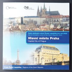 Sada oběžných mincí 2022 Hlavní město Praha