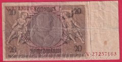 Německo - 20 Reichsmark 22.1.1929 - série V-B - 8 m.č.