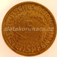Německo - 5 Reichspfennig 1935 E