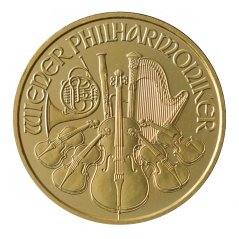 Zlatá mince Rakouska - 1/10 Oz Philharmoniker 2014
