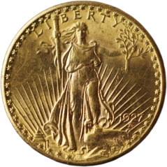 Zlatá mince Amerika - 20 Dollars 1927 A