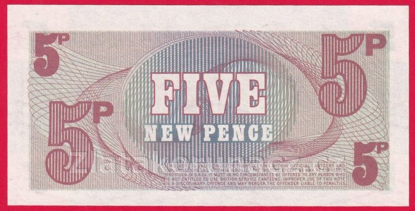 Anglie - 5 New Pence 1972 British Armed Forces - 6. série