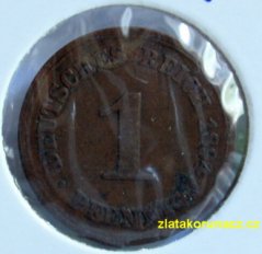 Německo - 1 Reich Pfennig 1894 A