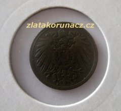 Německo - 1 Reich Pfennig 1909 A