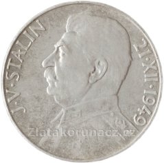 70. výr. nar. J. V. Stalin - 50 Kčs 1949