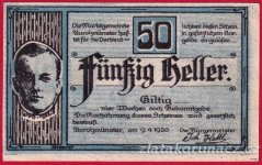 Aurolzmünster - 50 haléřů - 1920