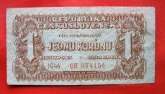1 koruna 1944 CH