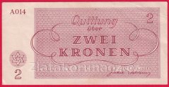 2 K - Terezínská poukázka A 014
