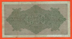 Německo - 1000 mark 15.9.1922 - série P-MM