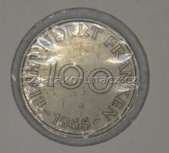 Saarland - 100 Franken 1955