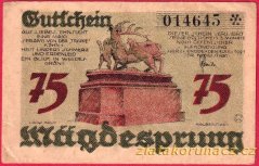 Mägdesprung - 75 pfennig - 1921
