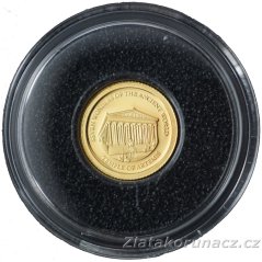 Zlatá mince - Šalamounovy ostrovy 5 Dollar 2011 - Artemis temple