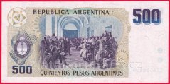 Argentina - 500 Pesos Argentinos 1984