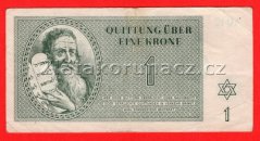 1 K - Terezínská poukázka A 044