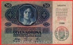 Rakousko-Uhersko - 50 Kronen 1919 1106