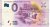 0 Euro souvenir - 50. Výročie odporu proti okupácii