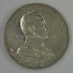 Německo - Prusko - 3 marka 1913 A