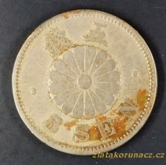 Japonsko - 5 sen 1892 (25)