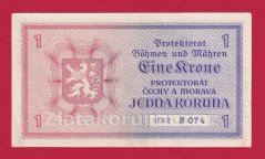 1 koruna 1940 B 074