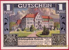 Walsrode - 1 marka - 1922 - koželužna