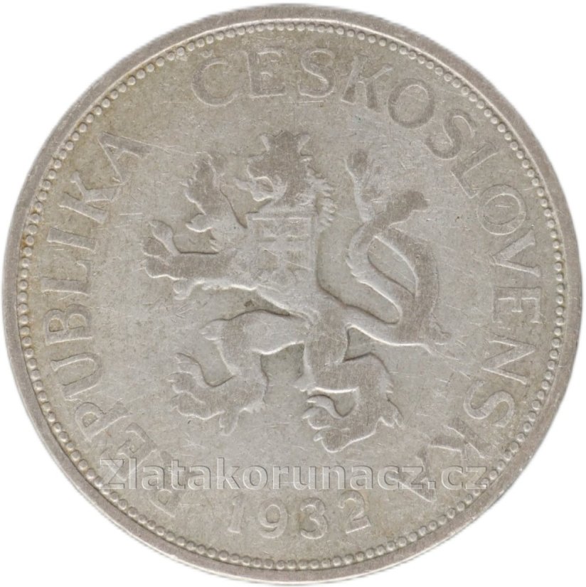 Pětikoruna - 5Kč 1932