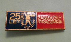 Zasloužilý pracovník Sběrné suroviny 25 let