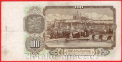 100 kčs 1953 VN-český číslovač