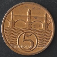 5 haléř 1938