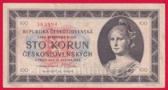100 Kčs 1945 C 19