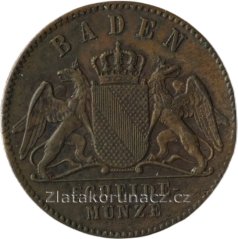 Baden - 1 Krejcar 1871 varianta 1