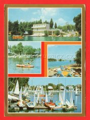 Senec - pohled na hotel u jezera