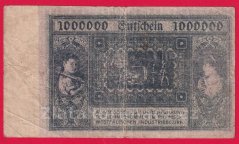 Hamborn - 1 000 000 mark 1.8.1923 - série F