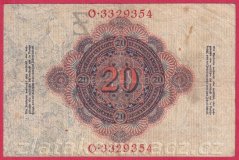 Německo - 20 mark 19.2.1914 - série O