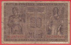 Německo - 20 mark 20.2.1918 - série M