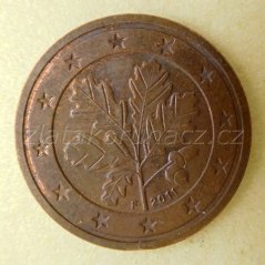 Německo - 2 Cent 2011 F