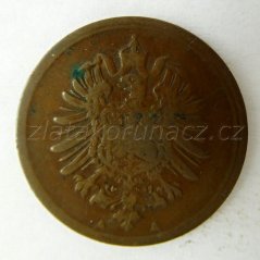 Německo - 1 reich Pfennig 1874 A