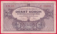 10 korun 1927 s. N 182