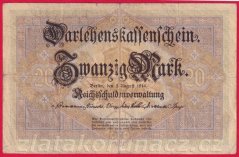 Německo - 20 mark 5.8.1914 - série L