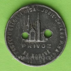 Na památku svěcení kostela v Přívoze 15.8.1899