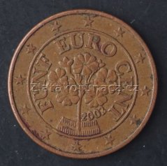 Rakousko - 5 Cent 2002