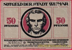 Weimar - 50 pfennig - 1921